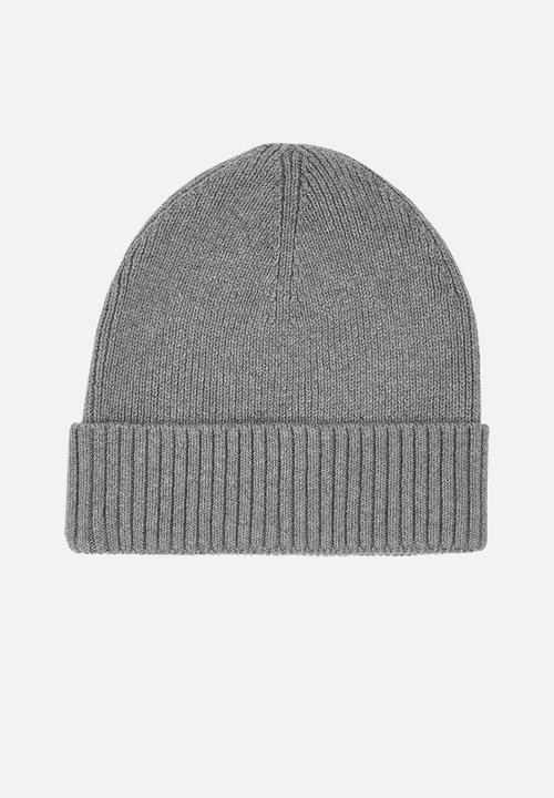 Tommy Hilfiger - Essential flag beanie - mid grey heather