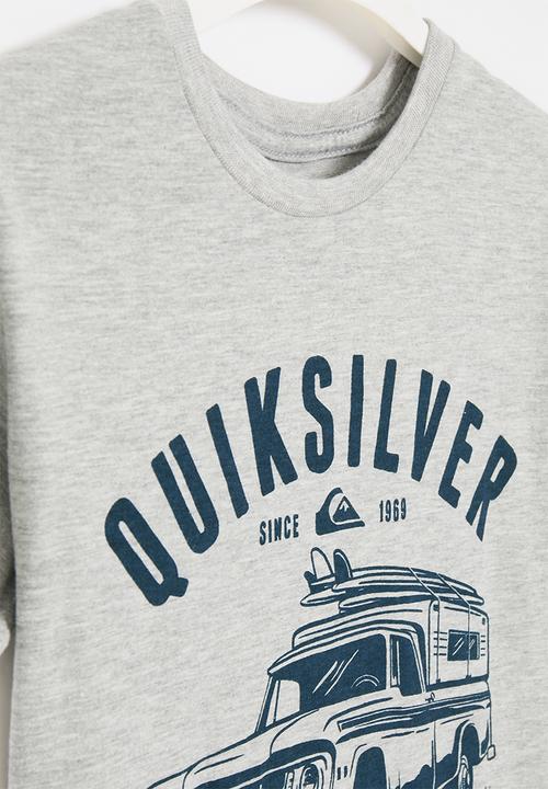 Quiksilver - Sa have surf will travel ss boy - grey heather