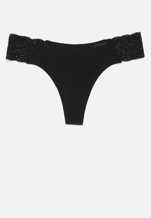 Cotton On - Party pants seamless g string 3 pack - multi