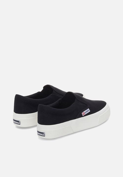 SUPERGA - 2740 platform slip on - adk black