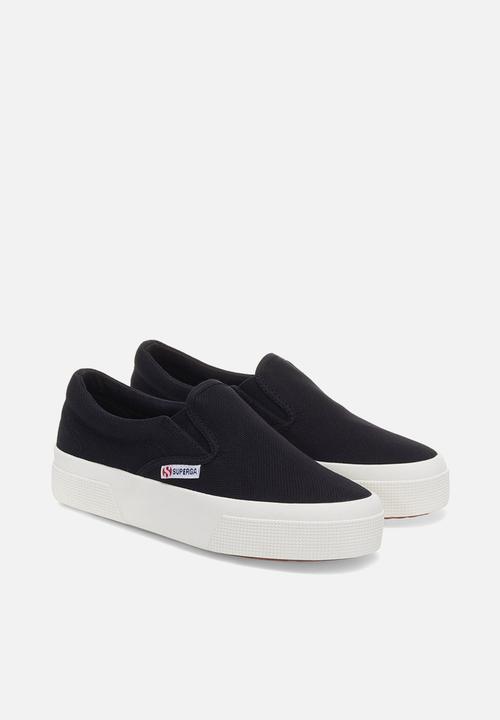SUPERGA - 2740 platform slip on - adk black