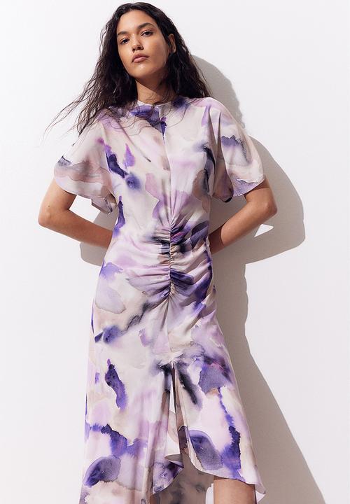 H&M - Slit-sleeved dress - white
