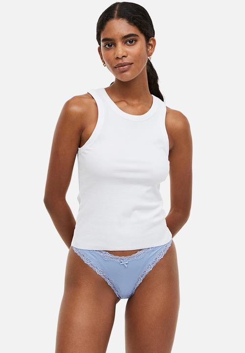 H&M - 3-Pack brazilian briefs - blue