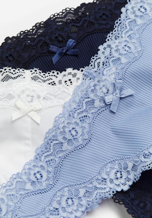 H&M - 3-Pack brazilian briefs - blue