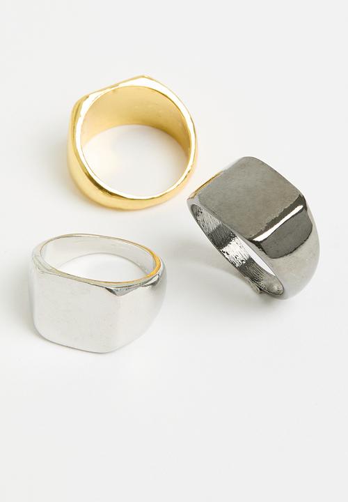 Superbalist - Lucky ring set - multi