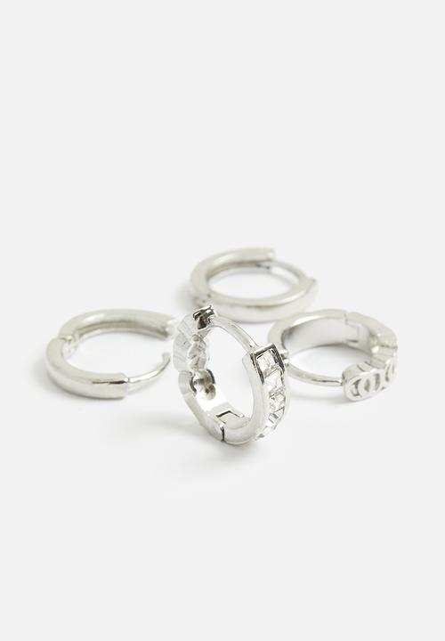 Superbalist - King earring set - silver
