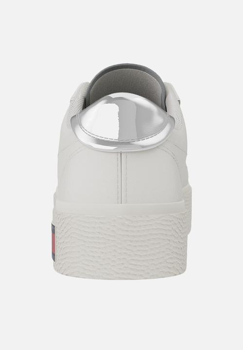 Tommy Hilfiger - TJW Vulcanized Leather Platform Low Cut - Ecru
