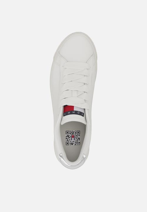 Tommy Hilfiger - TJW Vulcanized Leather Platform Low Cut - Ecru