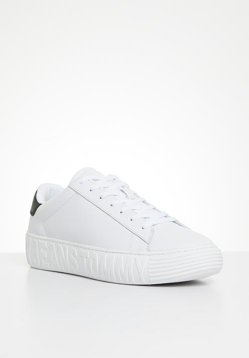 Tommy Hilfiger - Th ftw tommy jeans leather outsole - white