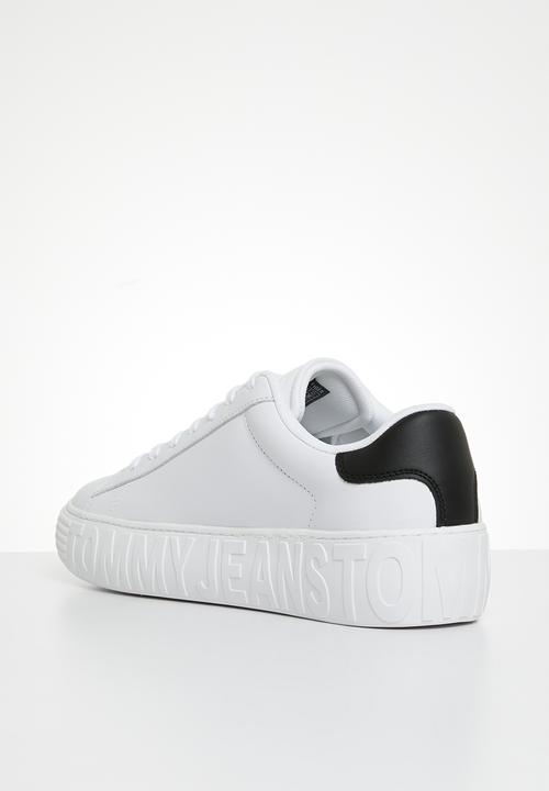 Tommy Hilfiger - Th ftw tommy jeans leather outsole - white