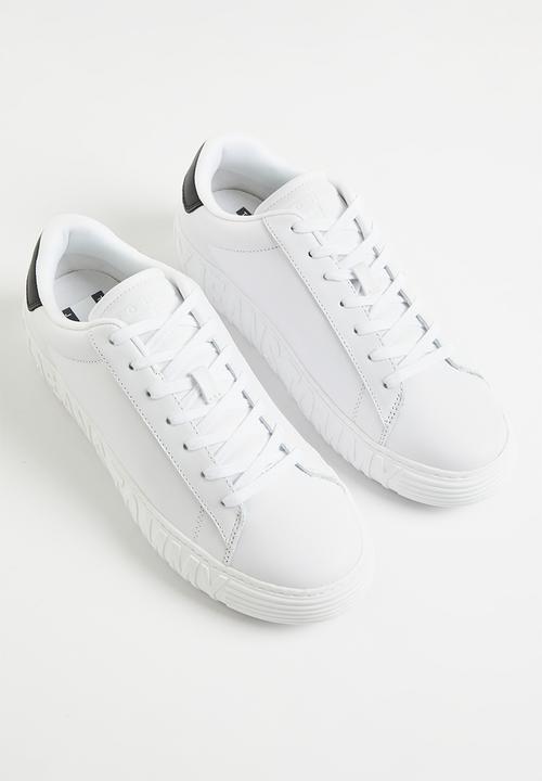 Tommy Hilfiger - Th ftw tommy jeans leather outsole - white
