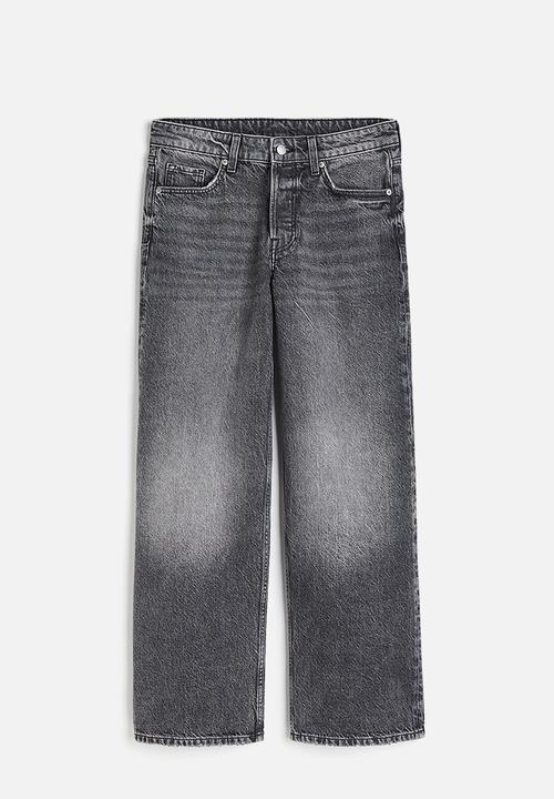 H&M - Baggy low jeans - grey