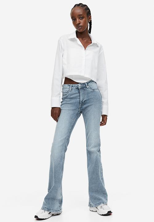 H&M - Flared high jeans - blue