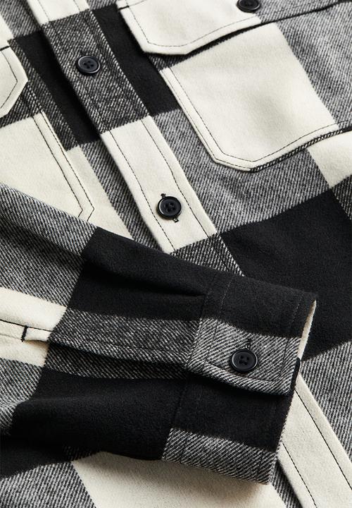 H&M - Overshirt - black, multi