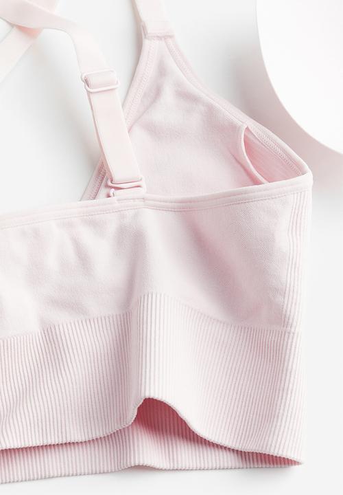 H&M - Drymove™ medium support sports bra - light pink