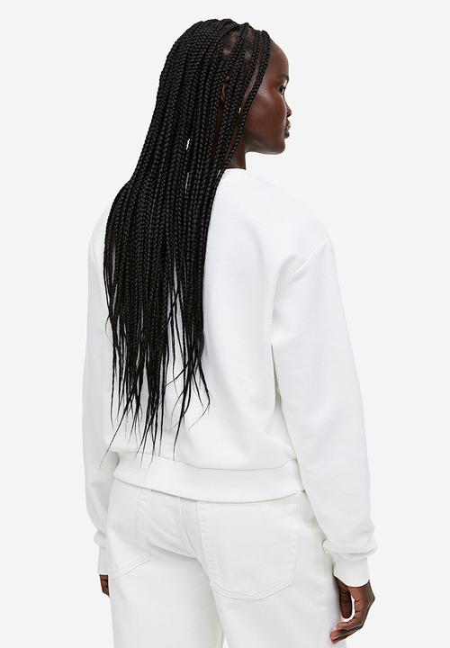 H&M - Printed sweatshirt - white 