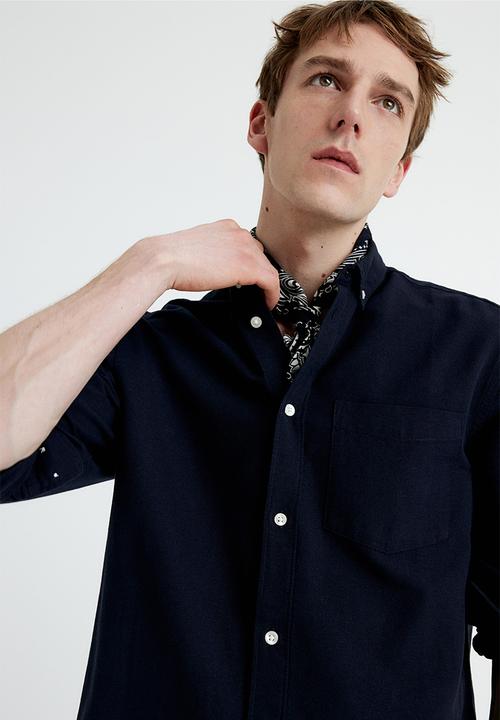 H&M - Regular fit oxford shirt - blue