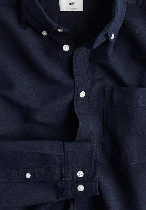 H&M - Regular fit oxford shirt - blue