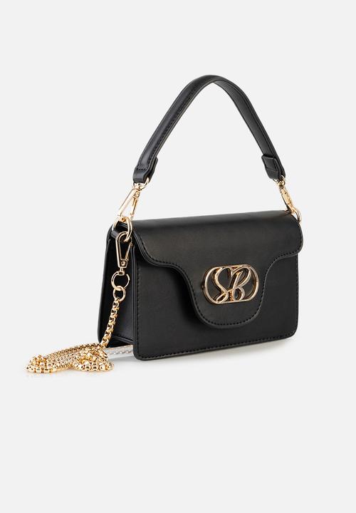 SISSY BOY - Mini tote bag with top handle - black