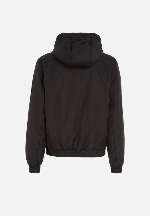 Calvin Klein - Padded hooded harrington - ck black