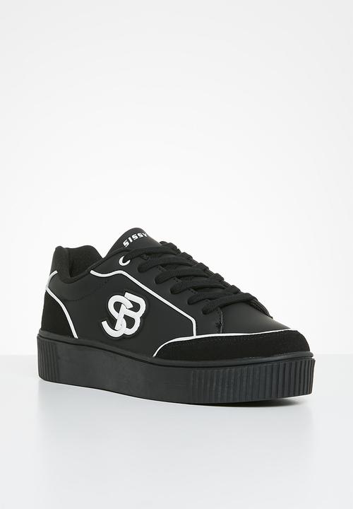 SISSY BOY - SB logo sneaker - black & white