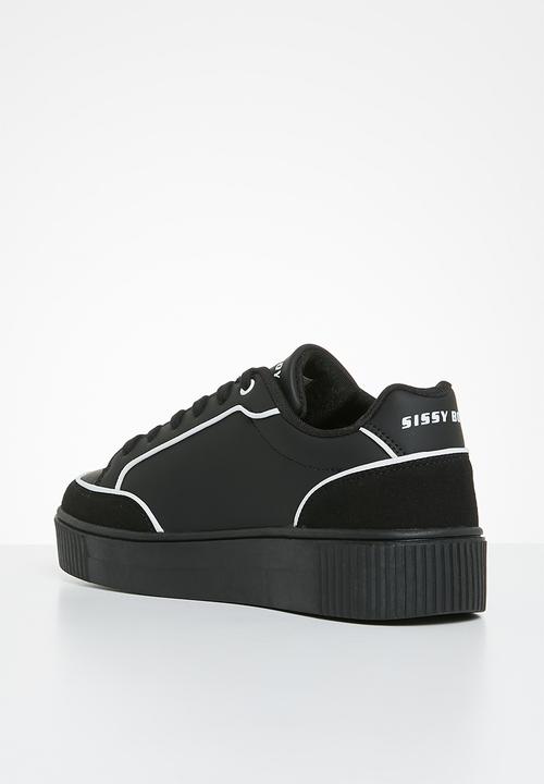SISSY BOY - SB logo sneaker - black & white