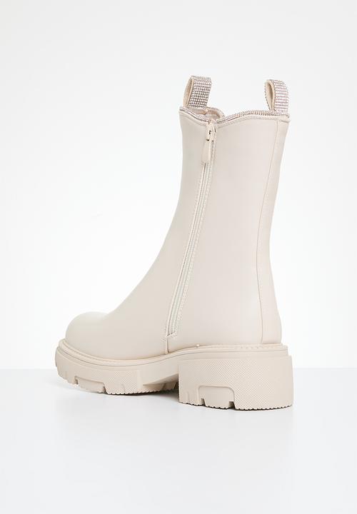SISSY BOY - Kendra chelsea boot - stone