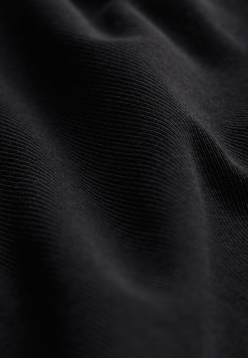 H&M - Ribbed modal-blend top - black