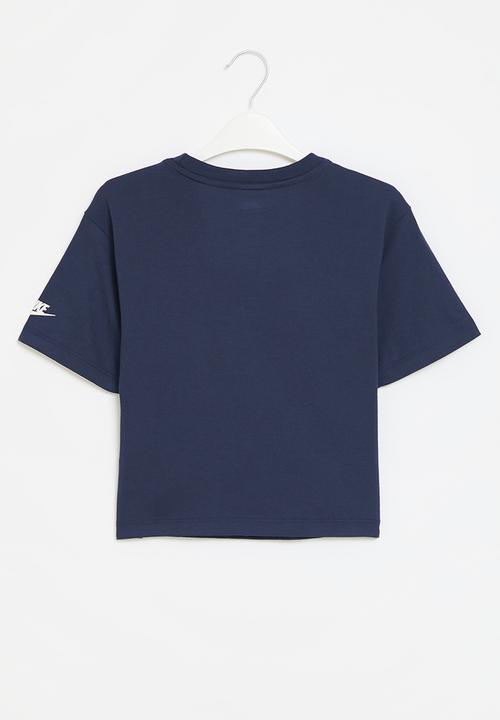 Nike - Nike sci-dye boxy tee - midnight navy