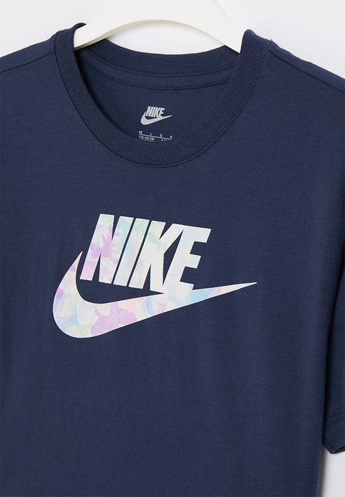 Nike - Nike sci-dye boxy tee - midnight navy