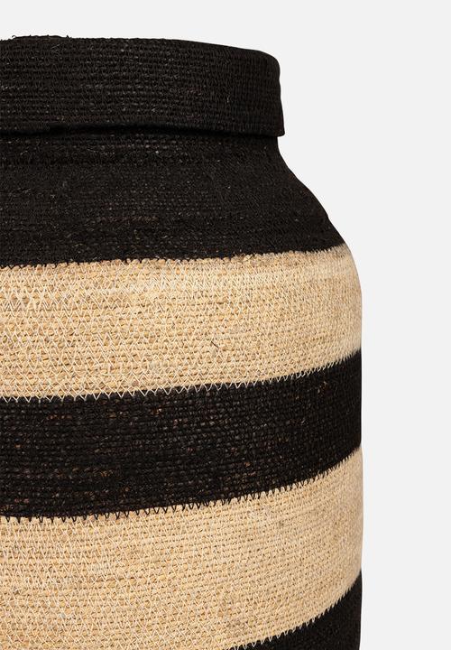 Hertex Haus - Goa Laundry Basket - Obsidian