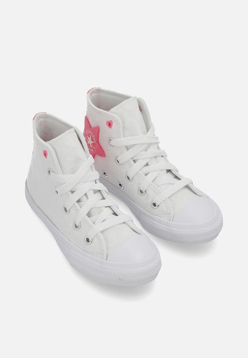 Converse - Chuck taylor all star sparkle - white/oops pink/white