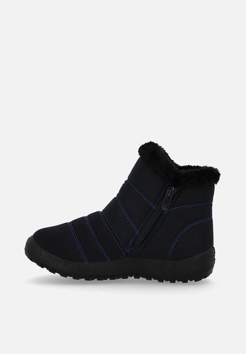 Pierre Cardin - Casey Quilted Boot - Navy/Blue