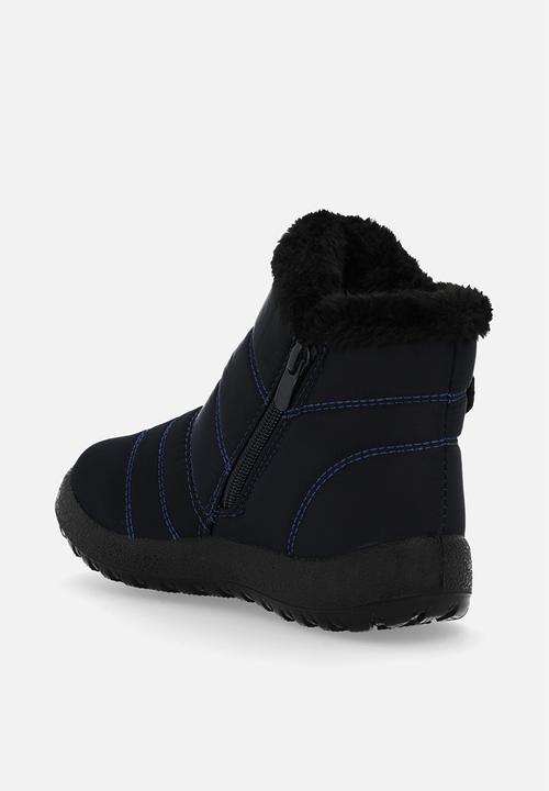 Pierre Cardin - Casey Quilted Boot - Navy/Blue