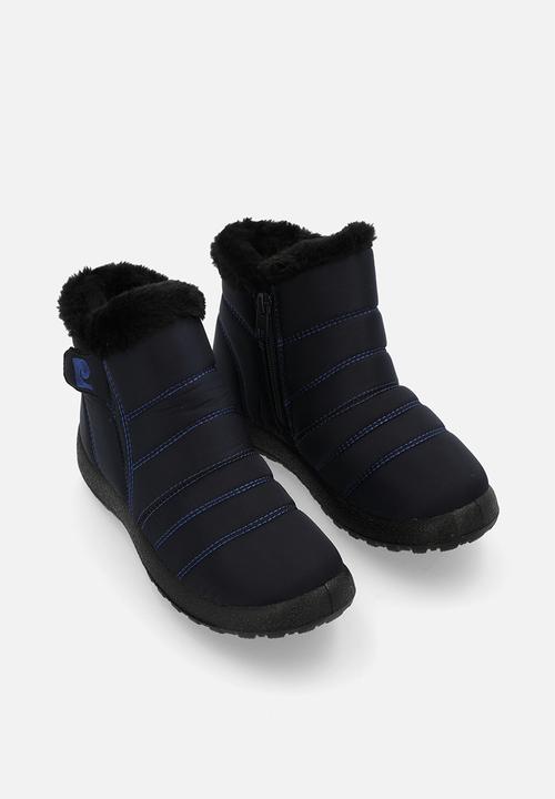 Pierre Cardin - Casey Quilted Boot - Navy/Blue