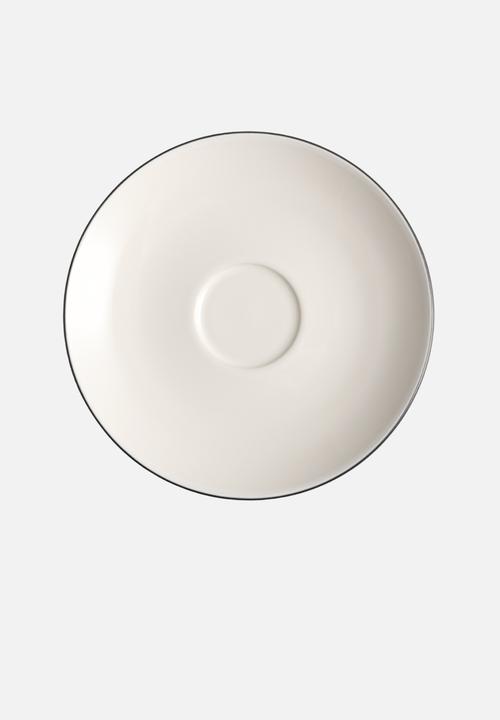 Omada - OMADA - Armonia Black Cup & Saucer Set of 4