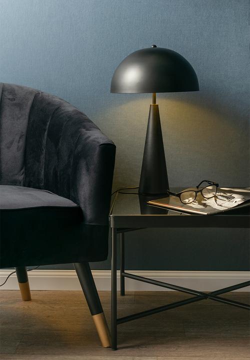 Present Time - Dome Table Lamp - Black