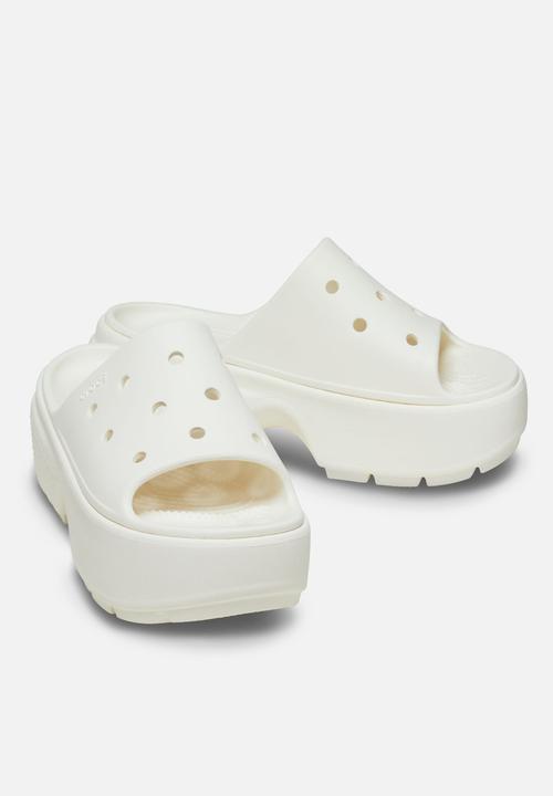 Crocs - Stomp slide - chalk