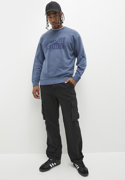 Levi’s® - Relaxed graphic crew - indigo crew gd vintage indigo
