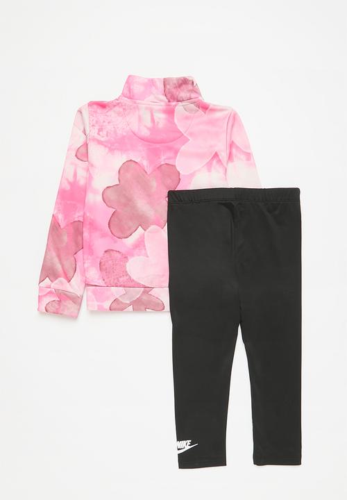 Nike - Nike sci-dye full-zip jacket and leggings set - black