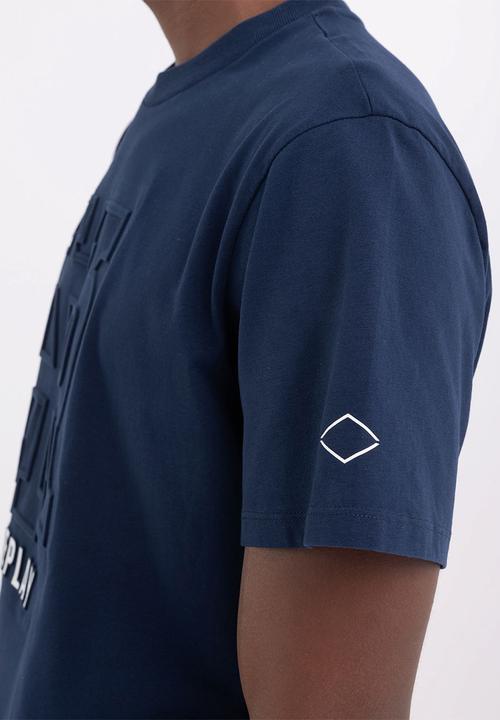Replay - Jersey T-shirt with print - deep navy