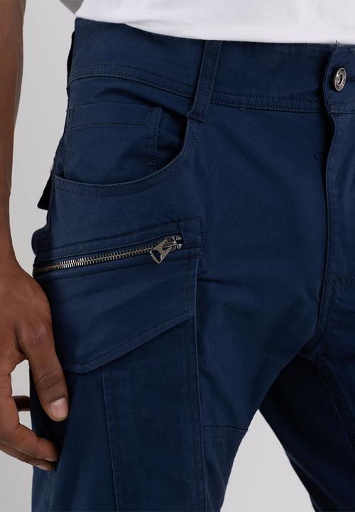 Replay - Joe cargo trousers - mariner navy