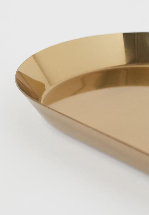 H&M - Small metal tray - gold
