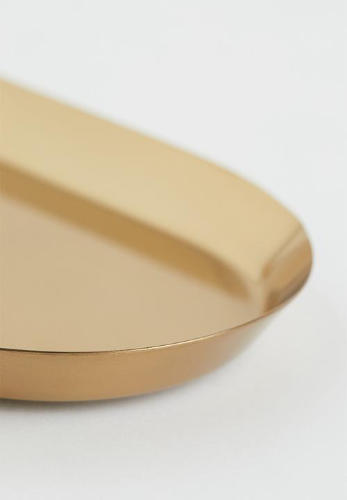 H&M - Small metal tray - gold