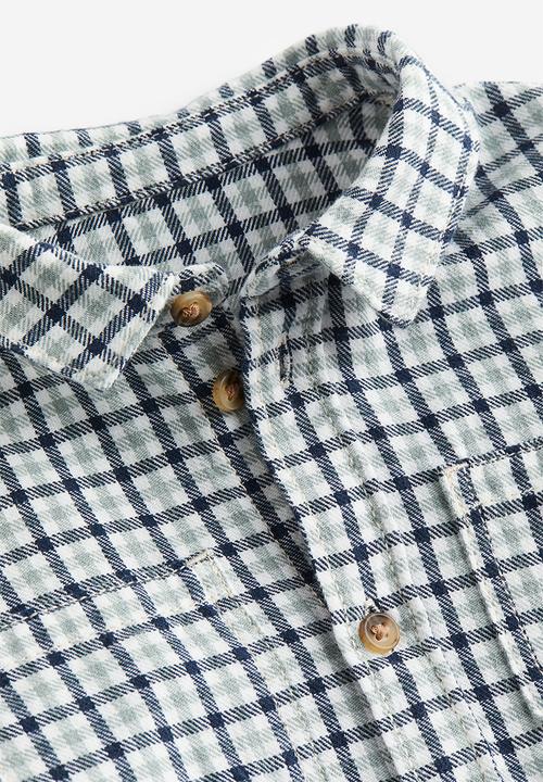 H&M - Cotton flannel shirt - blue