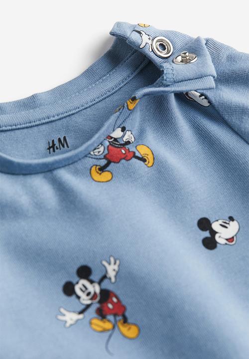 H&M - 3-Piece jersey set - blue