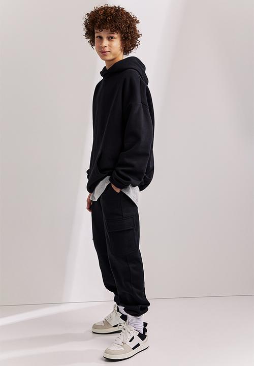 H&M - Cargo joggers - black