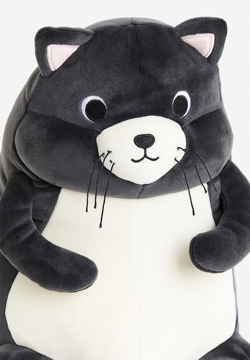 H&M - Cat soft toy - grey