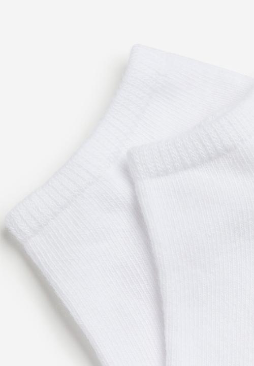 H&M - 7-Pack trainer socks - white