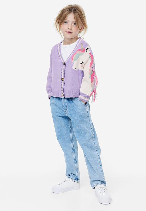 H&M - Patterned cardigan - Purple Unicorn